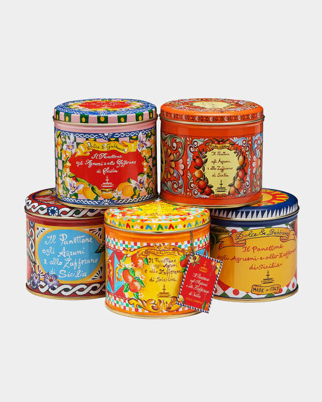 x Dolce & Gabbana Yellow Saffron Panettone, 500G